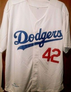 New Los Angeles Dodgers Jackie Robinson Jersey Men L
