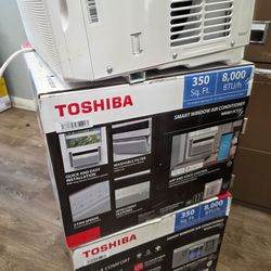 Toshiba
8,000 BTU 115-Volt Smart Wi-Fi Touch Control Window Air Conditioner with Remote for up to 350 sq. ft. in White