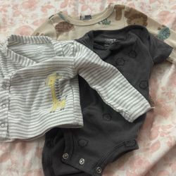 NEWBORN BABY BOY ANIMALS SHIRTS