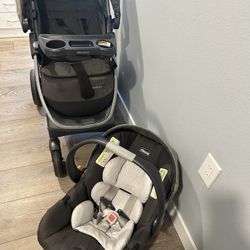 Baby Stroller And Baby Carrier (set)