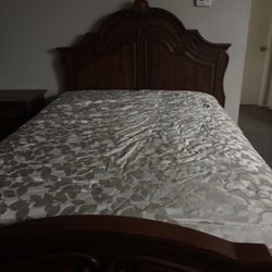 King  Orthopedic Bed, Bed Frame, Bedside Tables 