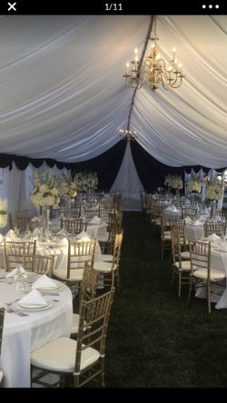 Draping and tents