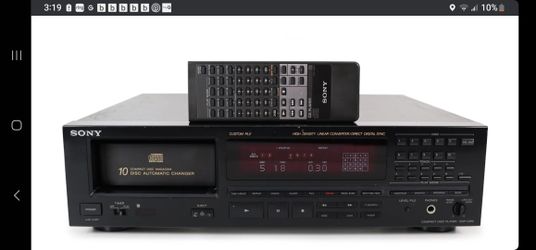 Sony CDP-C910 10-Disc Magazine Style Compact Disc CD Changer