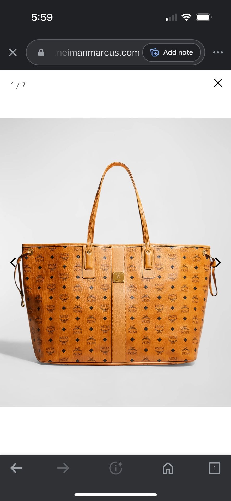 MCM Tote Bag 