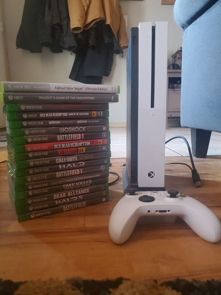 Xbox One S with Games