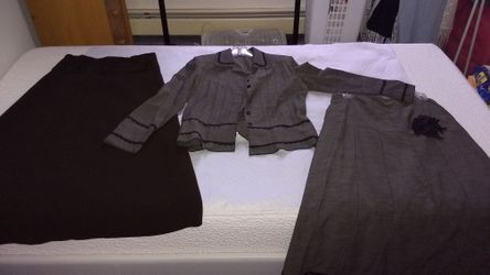 I suit with skirt 1 brown skirt