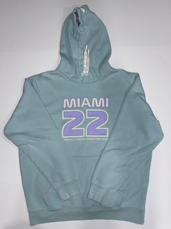 F1 Pastel Miami Hooded Sweat - Blue Size Large