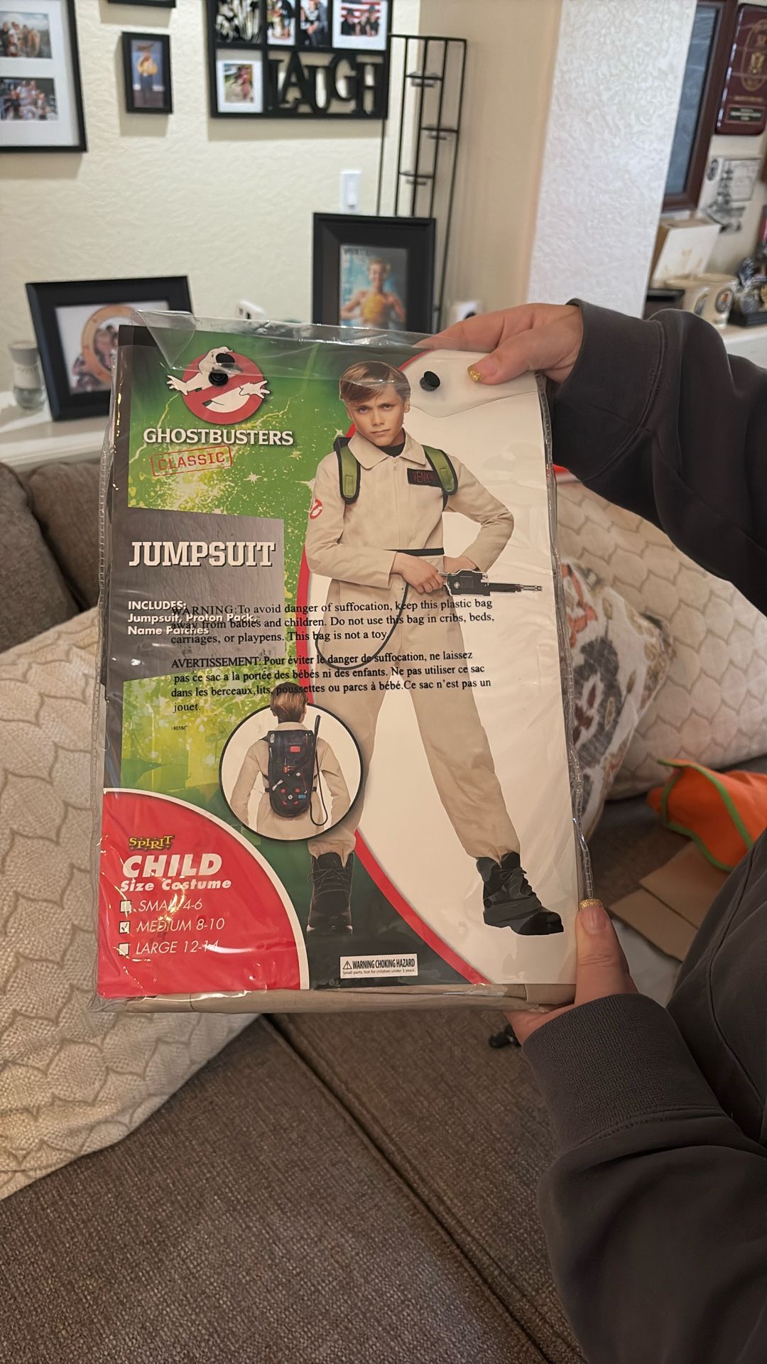 Ghost Busters Jumpsuit Costume