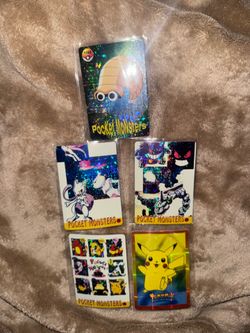 Pokemon Pocket Monsters Vintage Holo Stickers