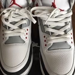 Jordan 3 Red&White