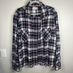 Timberland Flannel plaid shirt - Sz L
