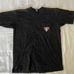 Vintage Harley Davidson Mens Shirt Sz XL Black 90s Single Stitch Double Sided US