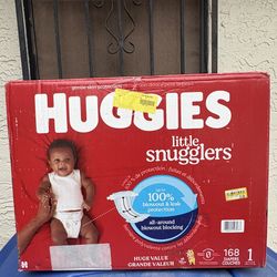 Huggies Little Snugglers Diapers 168ct