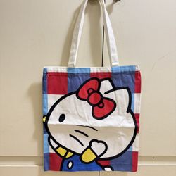 Hello Kitty Canvas Tote Bag
