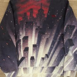 Kith x Batman Animated City Vintage Nelson Crewneck