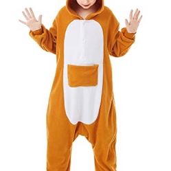 Unisex Anime Halloween Kangaroo Onesies women XS or kids XL