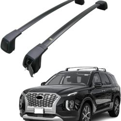 Roof Rack Cross Bars fit for Hyundai Palisade 2019 2020 2021 2022 2023 2024 SE,SEL,Limited,Calligraphy Bag Luggage Kayak Canoe Bike Snowboard Skiboard