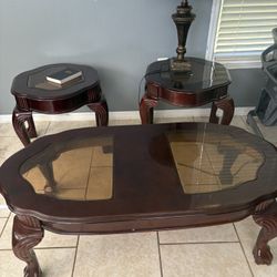 Table Set 3 Wood Tables 