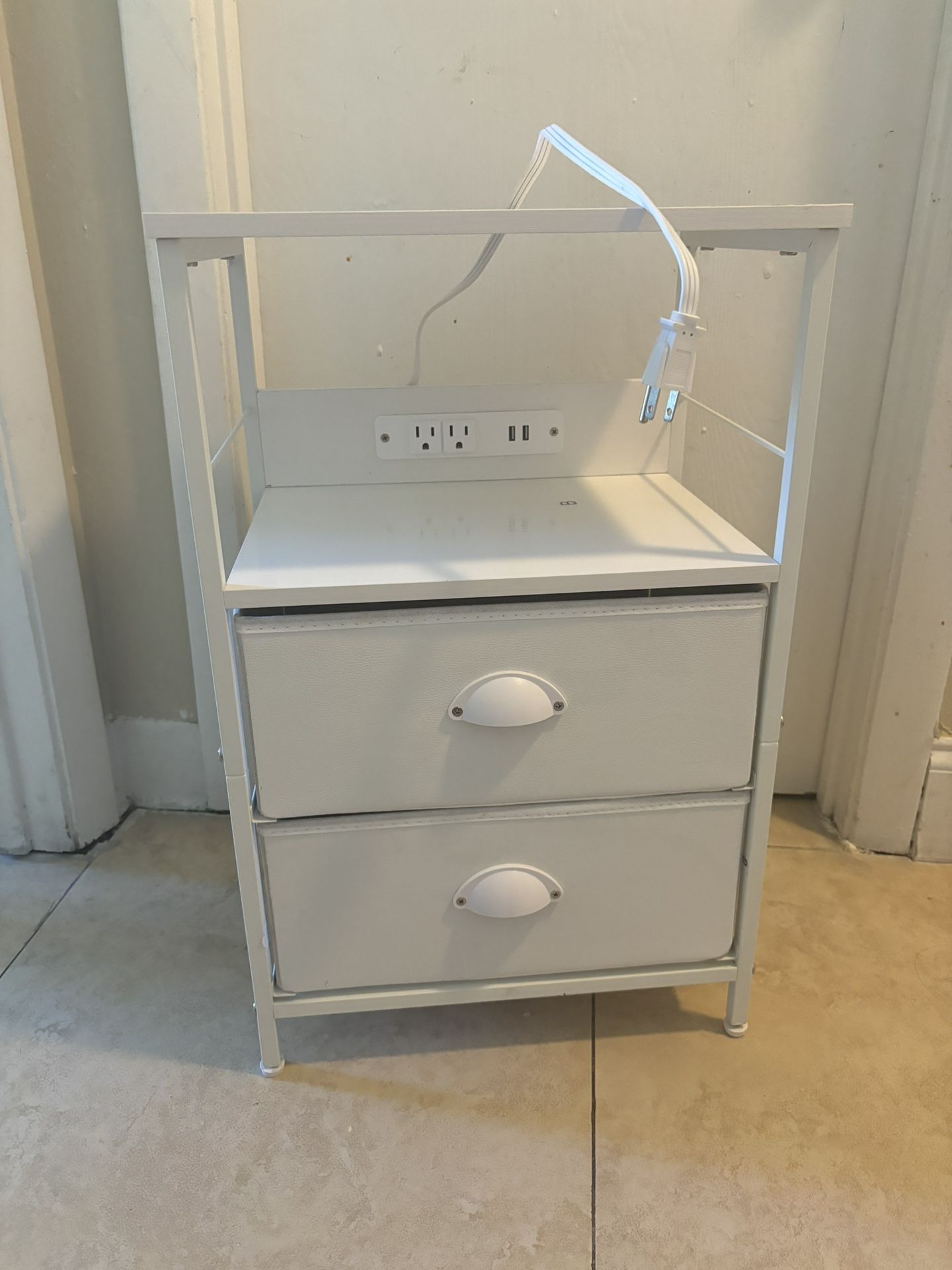 White Night stand/ End Table
