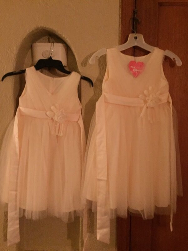 Sweet cream colored Flower girl dresses