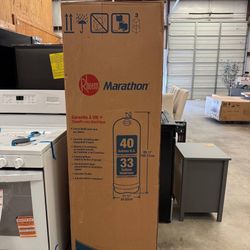 Rheem Marathon 40 Gal. Tall 4500-Watt Double Element Non Metallic Electric Water Heater