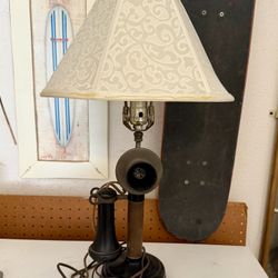 ANTIQUE TELEPHONE LAMP
