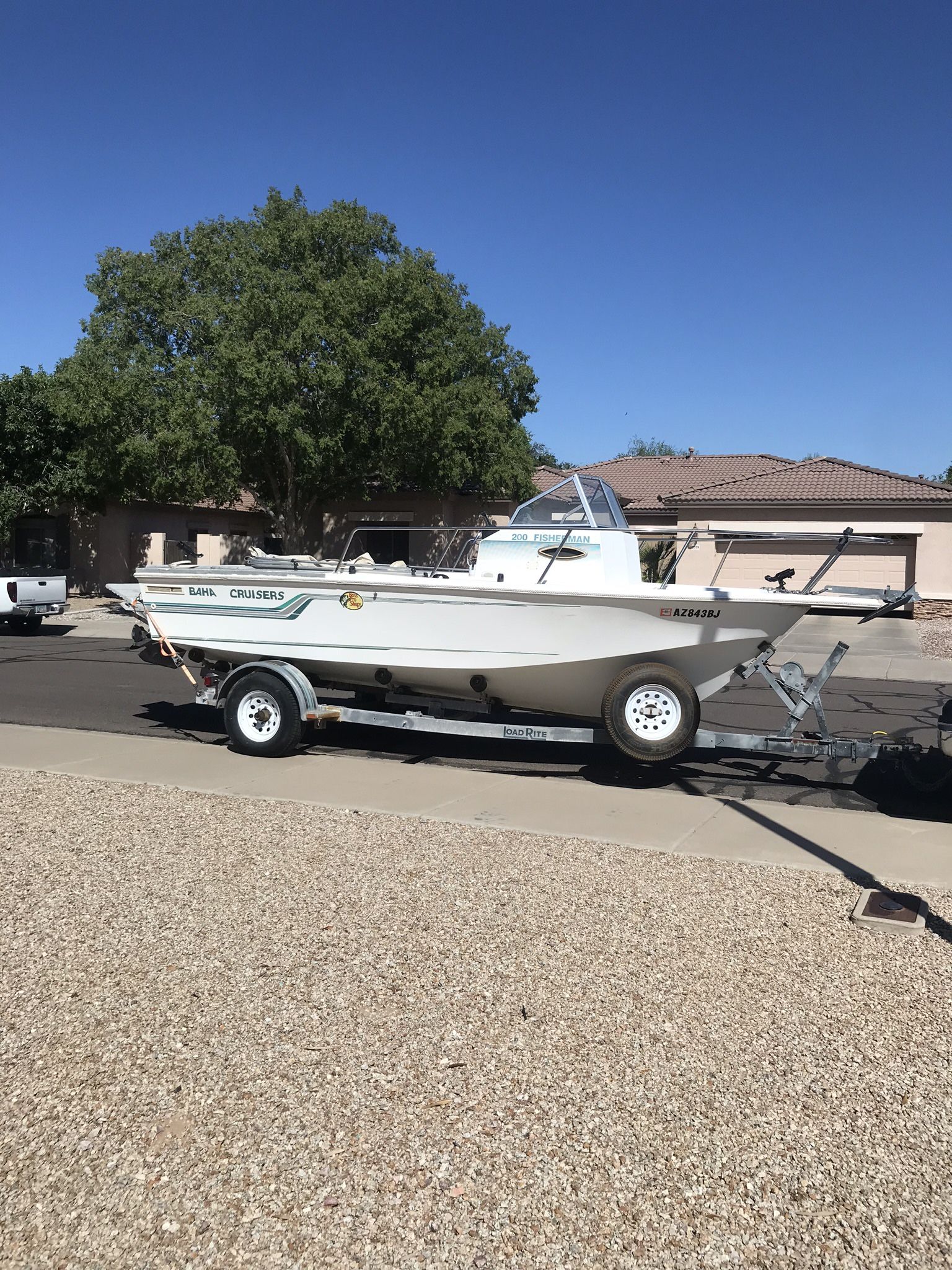 1994 Baja Cruiser Walk-around Fishing Boat 20’ Center Console