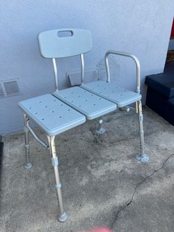 Adjustable Bath Transfer Bench with Back