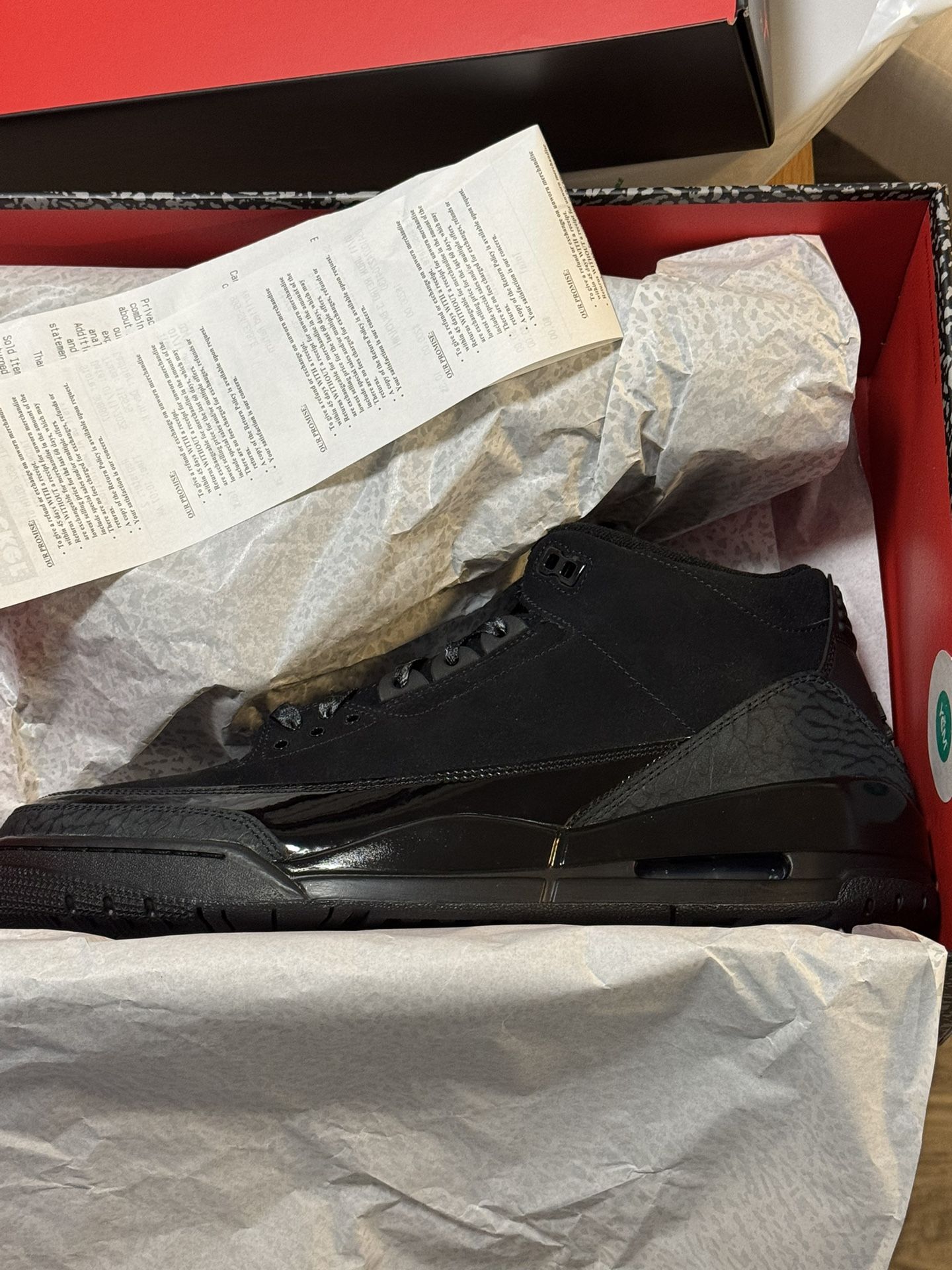 Jordan Black Cat 3 (Size 13)
