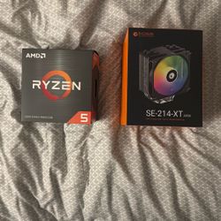 Ryzen 5 5500 and CPU cooler ( BRAND NEW IN BOX ) LOCAL ONLY 