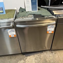 Samsung - 24” Wide Top Control Dishwasher With 3rd Rack In Stainless Steel 