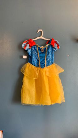 HALLOWEEN DISNEY PRINCESS SNOW WHITE KIDS SIZE SMALL 4-6 AND KIDS SIZE LARGE 10-12 COSTUME