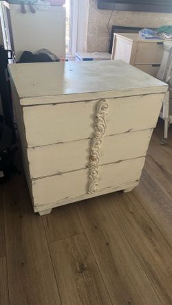 White dresser