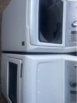Ge washer and electric dryer will deliver and install