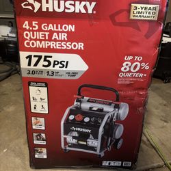 175 PSI husky Quiet Air Compressor