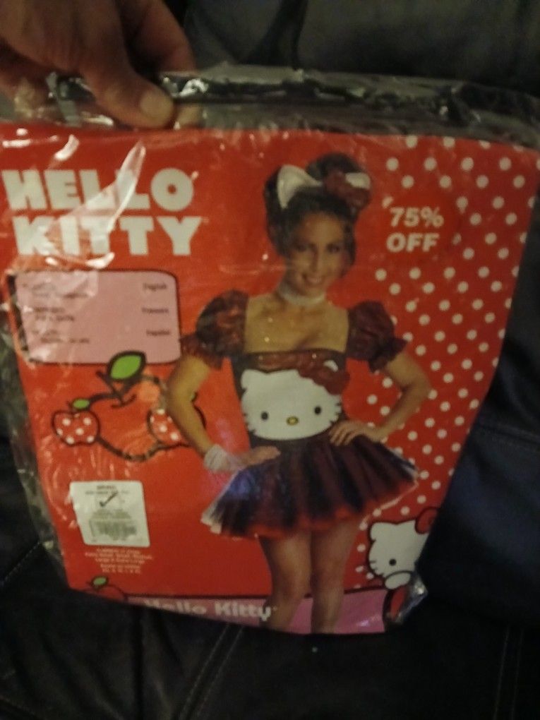 Hello Kitty Costume Size Small