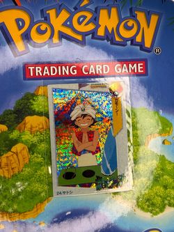 Pokemon Pocket Monster Ash Anime Collection Prism Sticker Card
