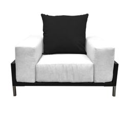 Outdoor Powder Coated Lounge Chair 