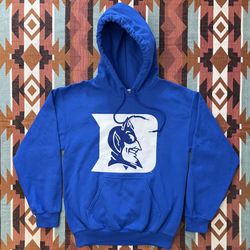Vintage Y2K NCAA Duke Blue Devils Hoodie Unisex Size Medium 