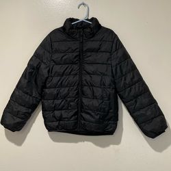 Kids Black H&M Puffer Jacket Size 6/7