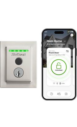 NEW Kwikset Halo Touch Fingerprint Wi-Fi Smart Lock, Keyless Entry Door Low Profile Deadbolt, Geofence Auto-Unlock, Grade AAA Certified, No Hub Easy I