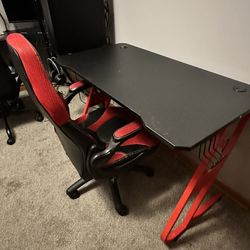 Gaming Chair and Desk