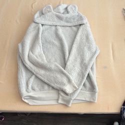 White Bear Hoodie L