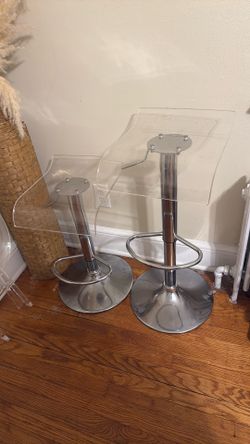 Acrylic bar stools