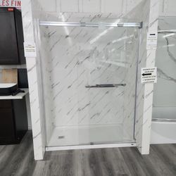 Shower Base & Glass Doors