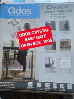 QDos Crystal Baby Gate