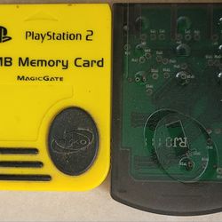 PLAYSTATION 2 MEMORY CARDS 