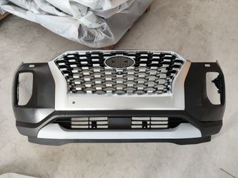 For 2020 2021 2022 Hyundai Palisade Complete Front Bumper Assembly with Grille Trims