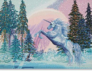 Diamond art Unicorn