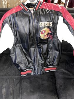 San Francisco 49ers Vintage 90s Carl Banks Giii Leather Jacket Nfl Foo